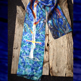 Lady of the Lake silk scarf